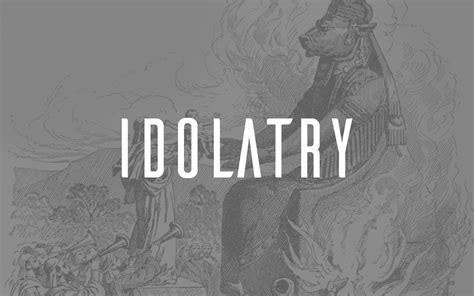 Ghostly idolatrous divinities